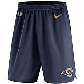 Men's Los Angeles Rams Nike Navy Knit Performance Shorts